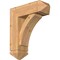 Ekena Millwork Thorton Arts and Crafts Smooth Bracket w/ Offset Brace, Western Red Cedar, 7 1/2"W x 22"D x 26"H BKT0806X22X26THR03SWR - alternate 1